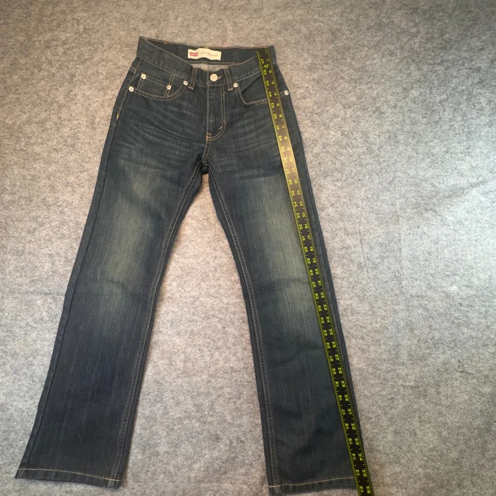 Levis Performance 511 Slim Jeans Boys Size 12 Reg W26 L26 Medium Wash Blue Denim